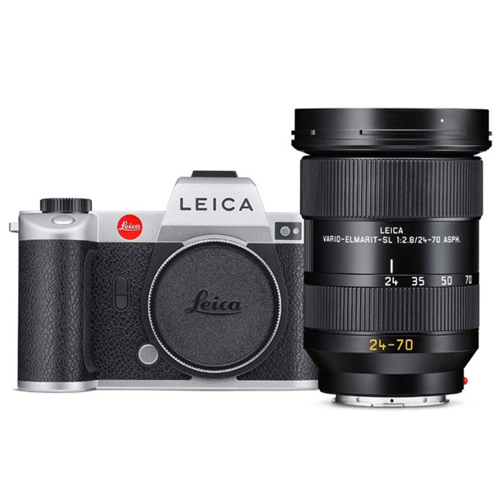 Image of Leica SL2 Digital Camera with 2470mm f28 ASPH VarioElmarSL Lens Silver