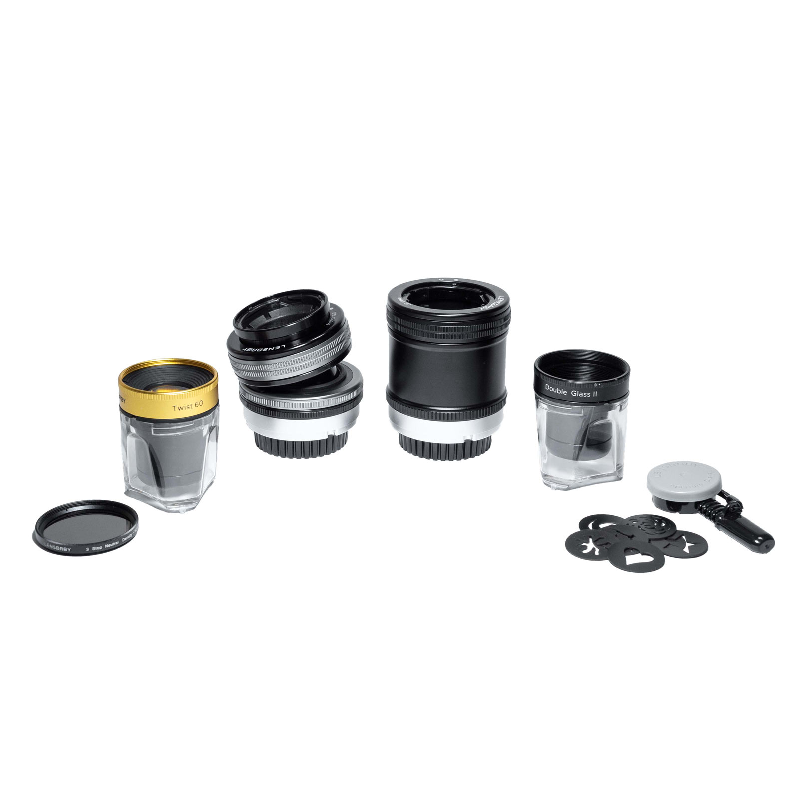 Image of Lensbaby Twist 60 Lens Double Glass II Optic Swap Kit for Fuji X