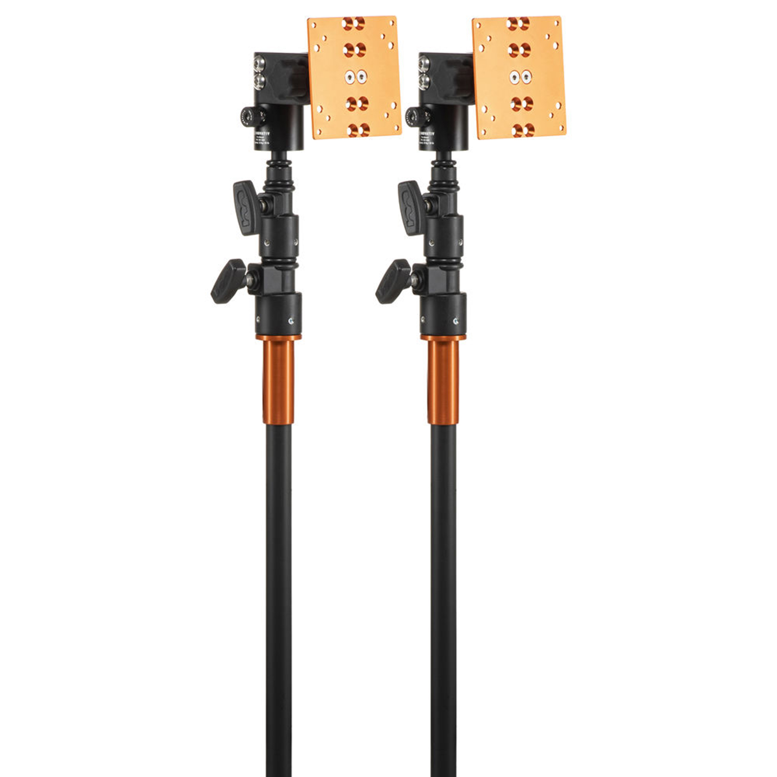 Image of Inovativ 2 TwoStage Risers and 2 Pro Monitor Mounts for Deploy Gen IV and Apollo Carts