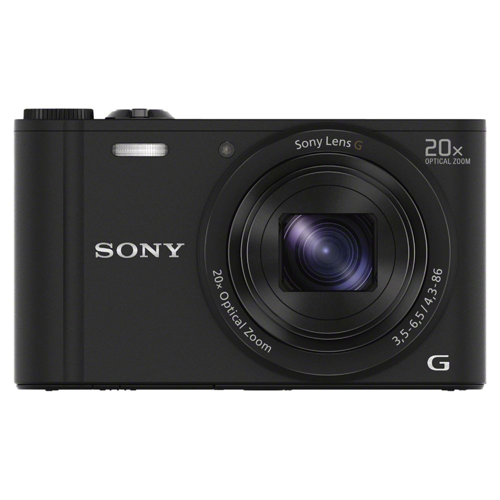Image of Sony CyberShot WX350 Compact Camera HD 1080p 182MP 20x Optical Zoom WiFi NFC 3 LCD Screen
