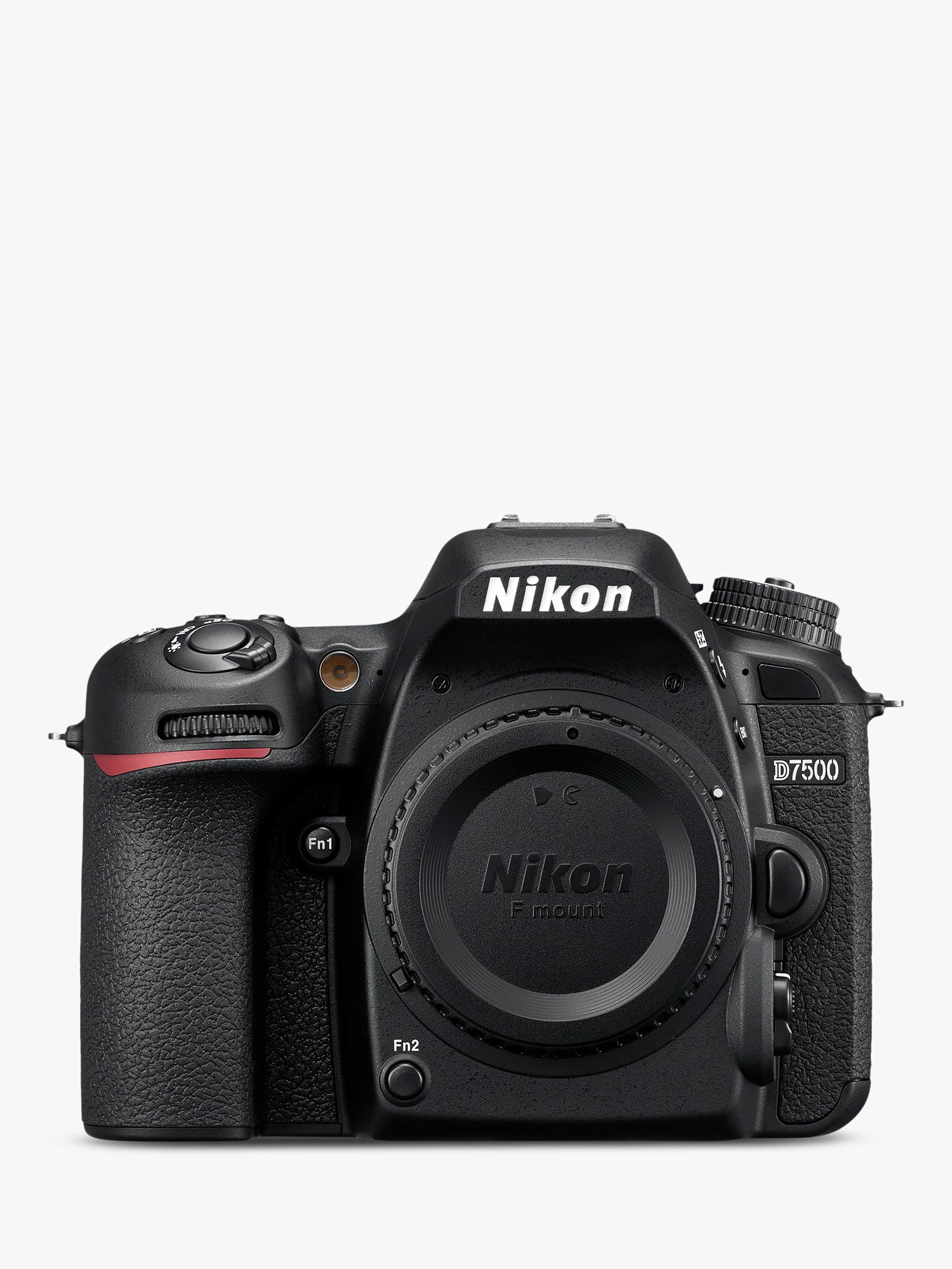 Image of Nikon D7500 DSLR Camera 209 MP 4K UHD WiFi Bluetooth 32 Tiltable Touch Screen Body Only Black