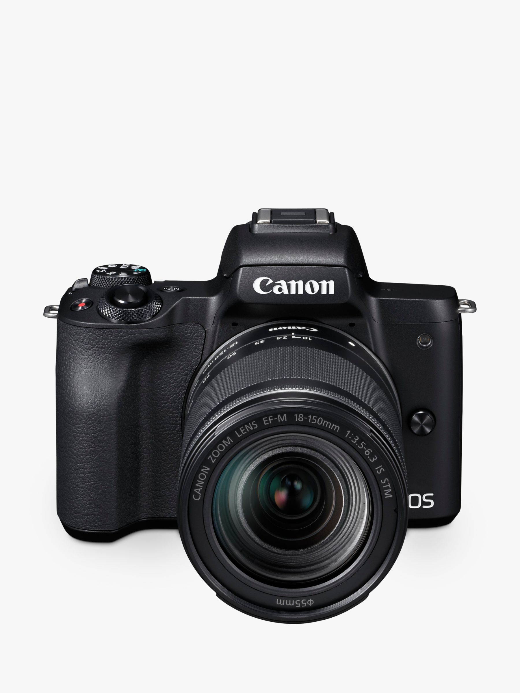 Image of Canon EOS M50 Compact System Camera with EFM 18150mm f3563 IS STM lens 4K Ultra HD 241MP WiFi Bluetooth NFC OLED EVF 3 VariAngle Touch Screen