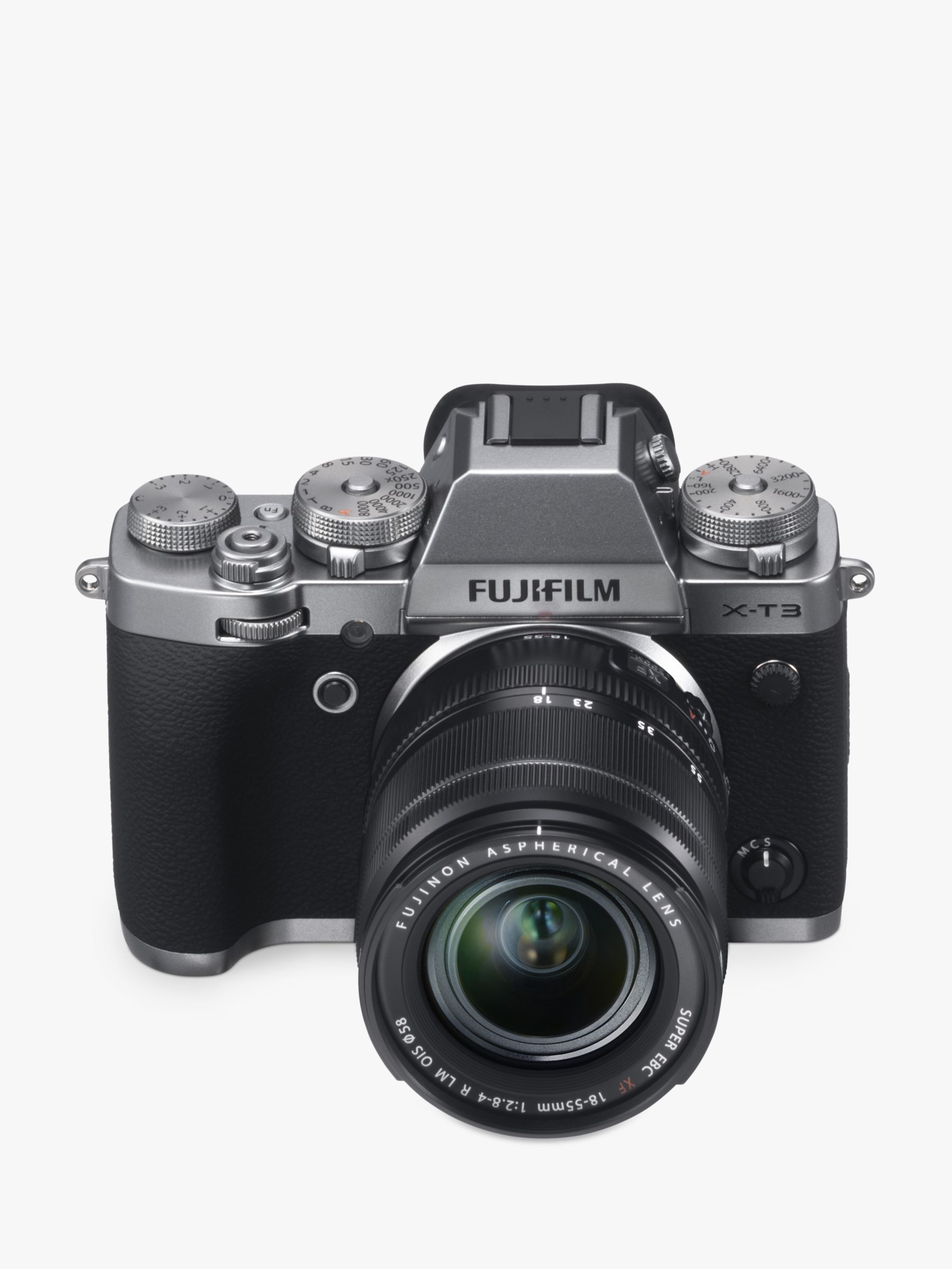 Image of Fujifilm XT3 Compact System Camera with XF 1855mm IS Lens 4K Ultra HD 261MP WiFi OLED EVF 3 LCD Touch Screen