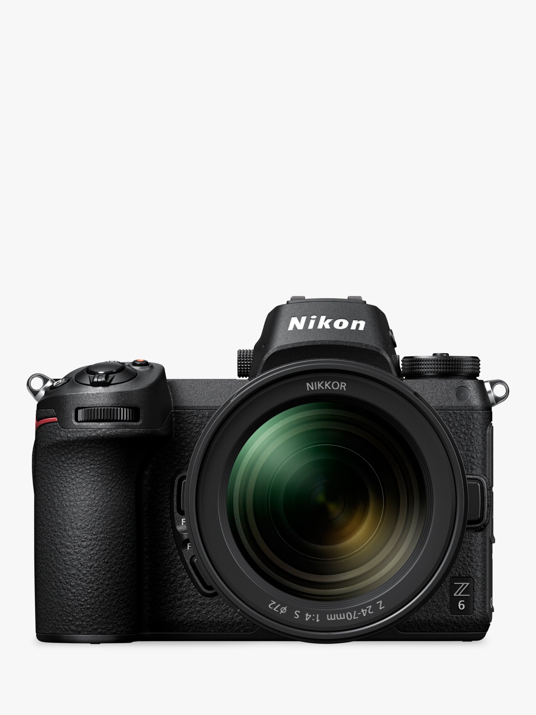 Image of Nikon Z6 Compact System Camera with 2470mm Lens 4K UHD 245MP WiFi Bluetooth OLED EVF 32 Tiltable Touch Screen