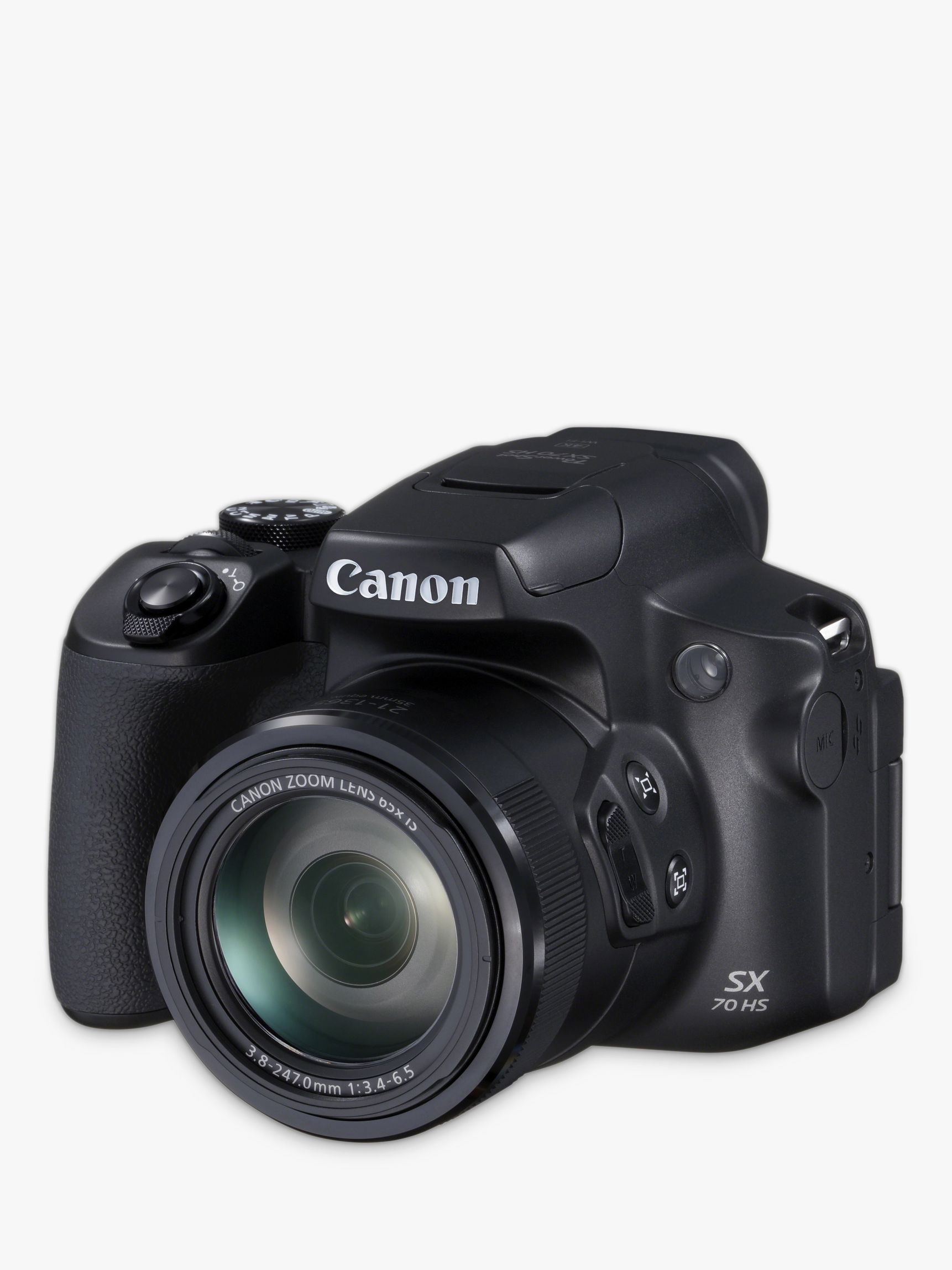 Image of Canon PowerShot SX70 HS Bridge Camera 4K Ultra HD 203MP 65x Optical Zoom WiFi EVF 3 VariAngle LCD Screen