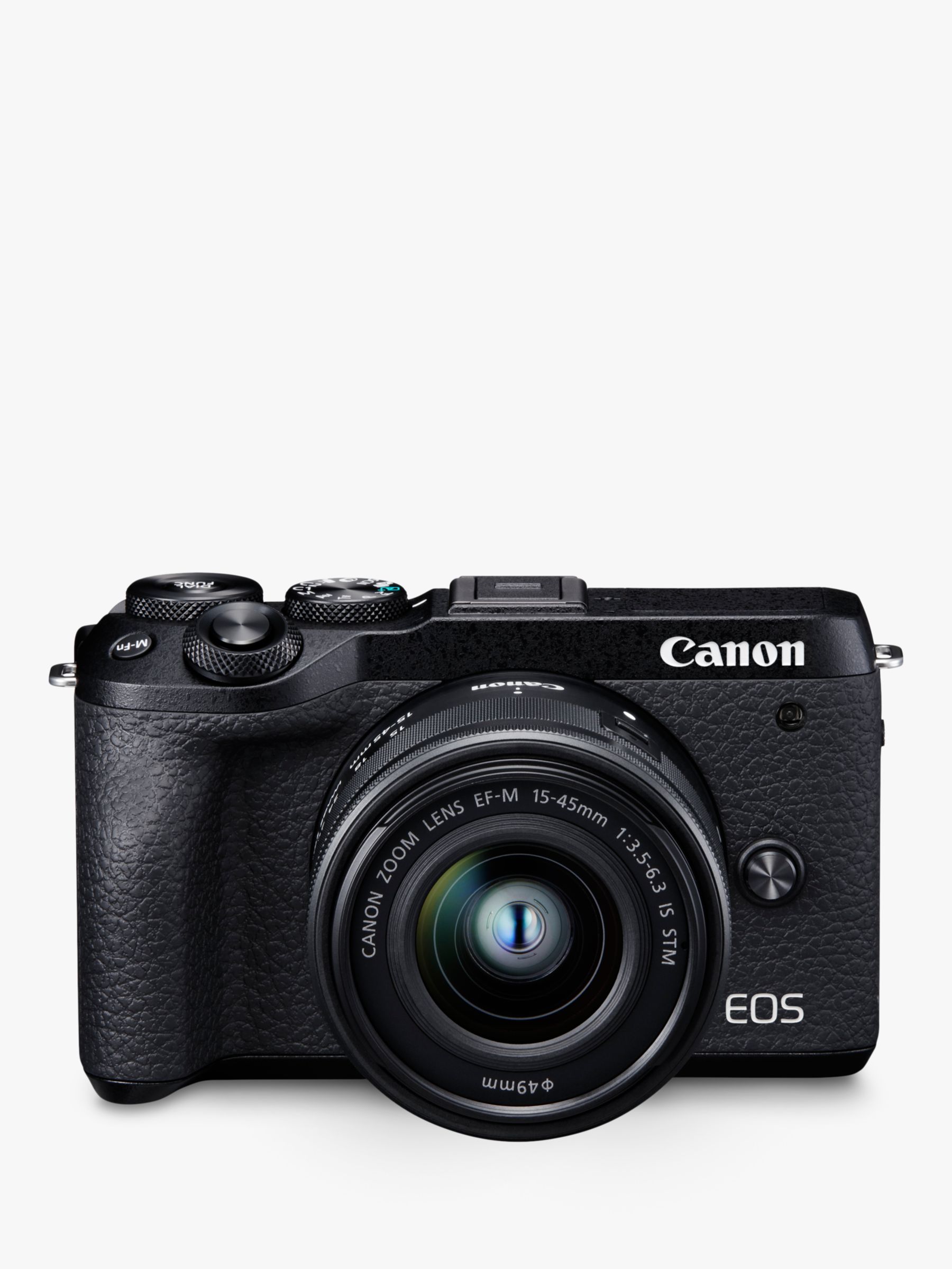 Image of Canon EOS M6 Mark II Compact System Camera with EFM 1545mm IS STM Lens 4K Ultra HD 325MP WiFi Bluetooth 3 LCD Tiltable Touch Screen Black