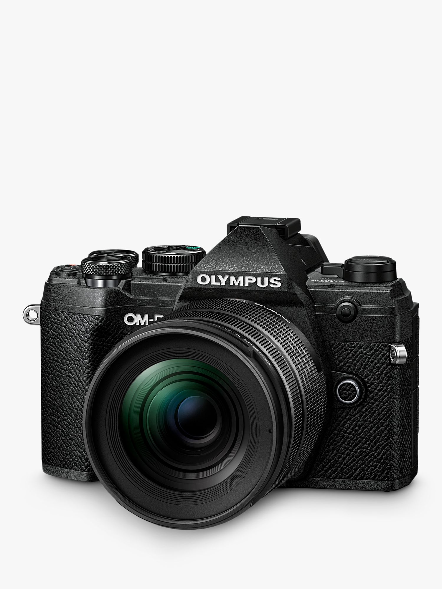 Image of Olympus OMD EM5 Mark III Compact System Camera with 1245mm PRO Lens 4K Ultra HD 204MP WiFi Bluetooth EVF 3 Variangle Touch Screen Silver