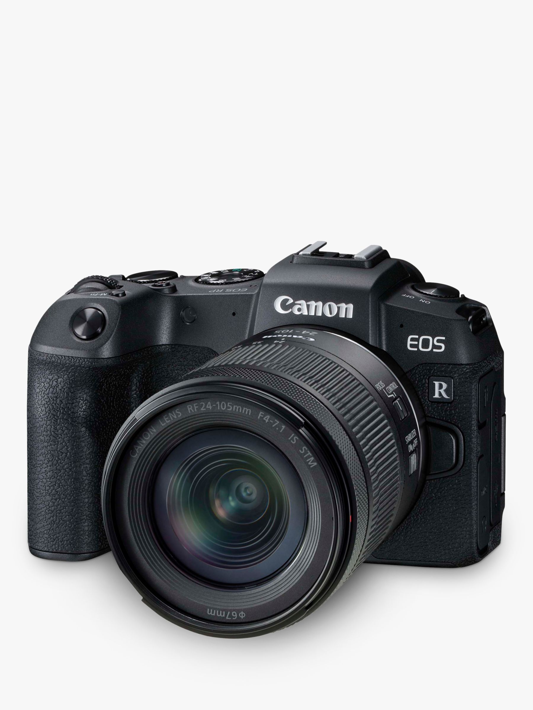 Image of Canon EOS RP Compact System Camera with RF 24105mm IS STM Lens 4K Ultra HD 262MP WiFi Bluetooth OLED EVF 3 VariAngle Touch Screen