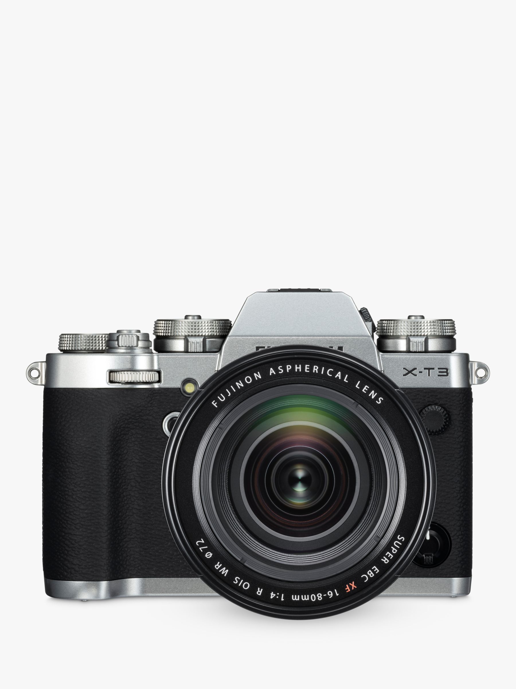 Image of Fujifilm XT3 Compact System Camera with XF 1680mm IS Lens 4K Ultra HD 261MP WiFi OLED EVF 3 LCD Touch Screen Silver