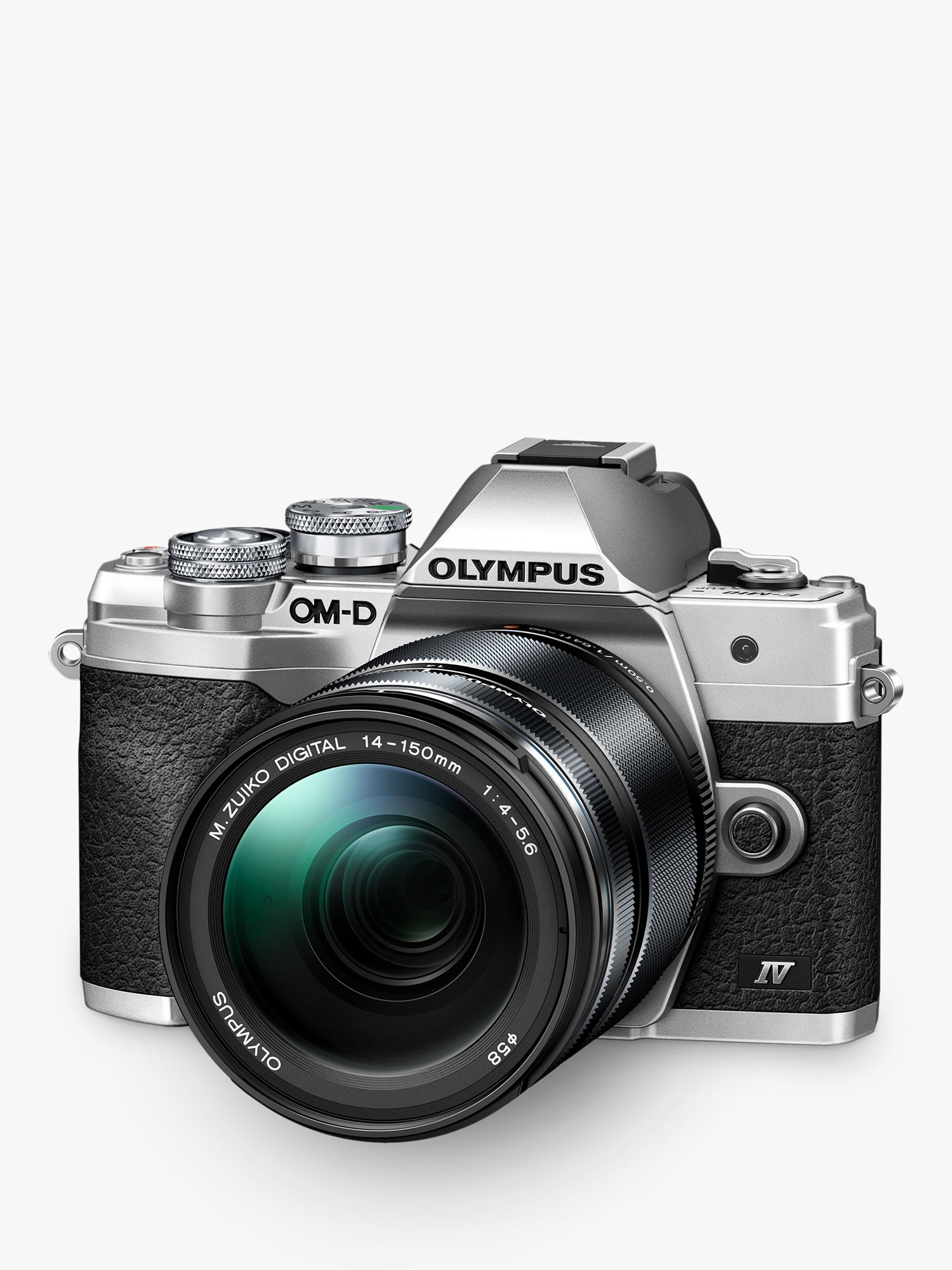 Image of Olympus OMD EM10 Mark IV Compact System Camera with 14150mm Lens 4K Ultra HD 203MP WiFi Bluetooth EVF 3 LCD Tiltable Touch Screen Black