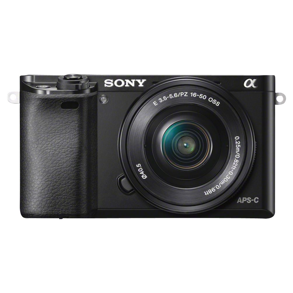 Image of Sony A6000 Compact System Camera with 1650mm OSS Lens HD 1080p 243MP WiFi NFC OLED EVF 3 Tilting Screen