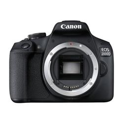 Image of Canon EOS 2000D SLR Black Camera Body Only 24MP 30 screen WiFi